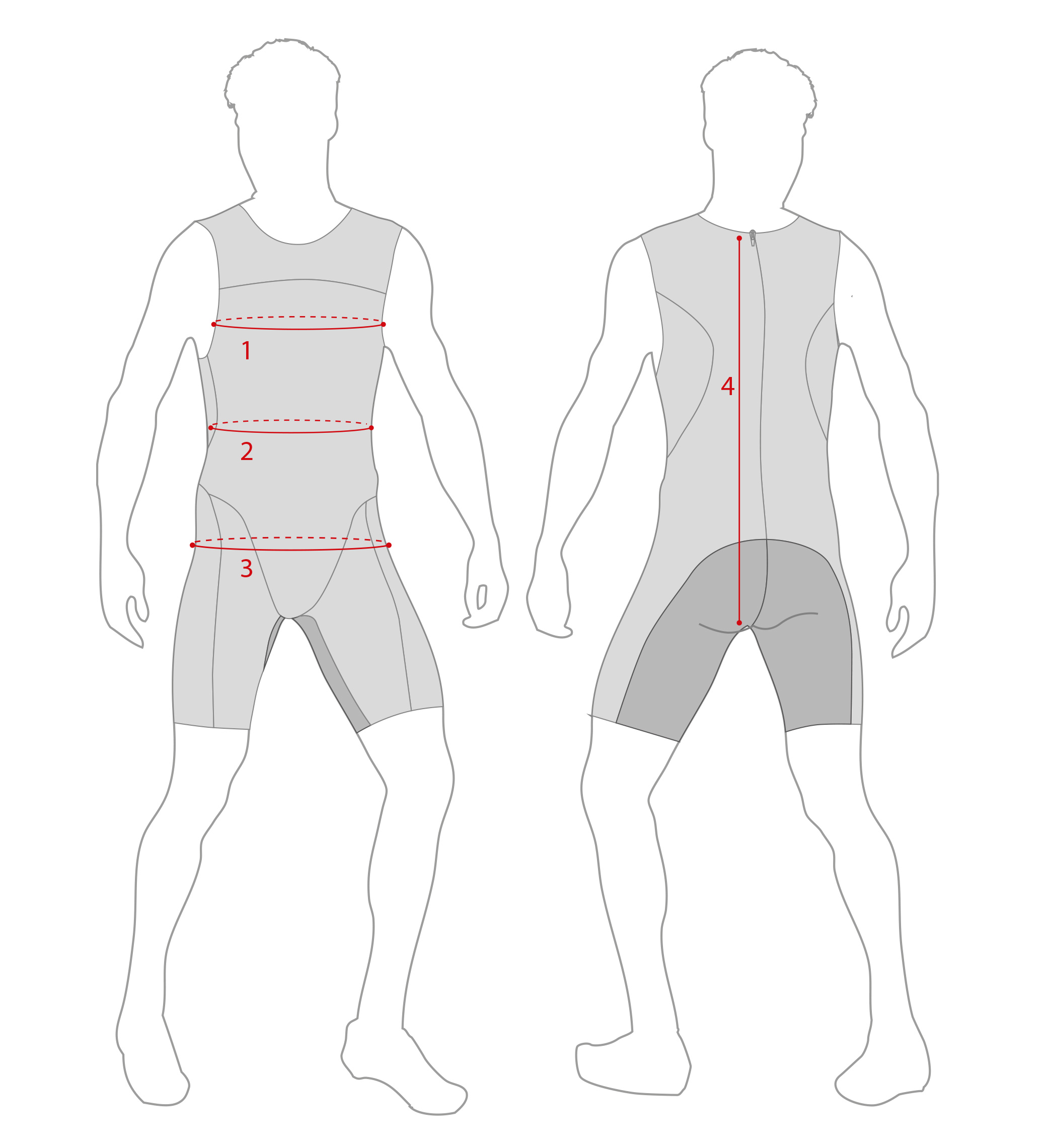 man cycling size guide
