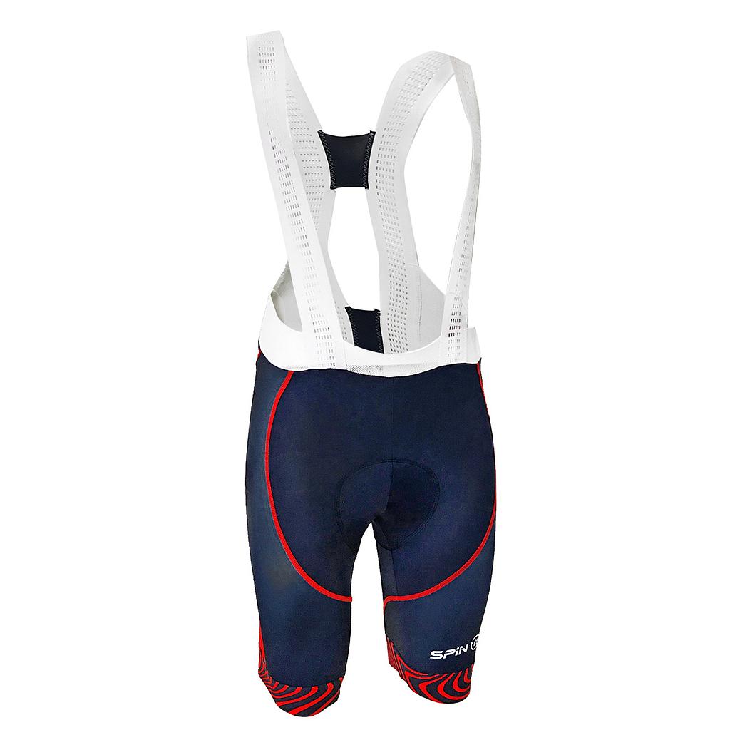 S+ Speed Red&Navy Bib Shorts 