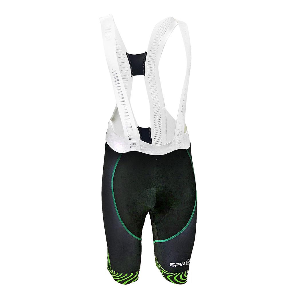 S+ Speed Green&Black Bib Shorts