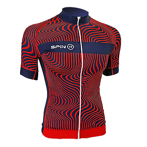 S+ Red&Navy Short Sleeve Speed Jersey 