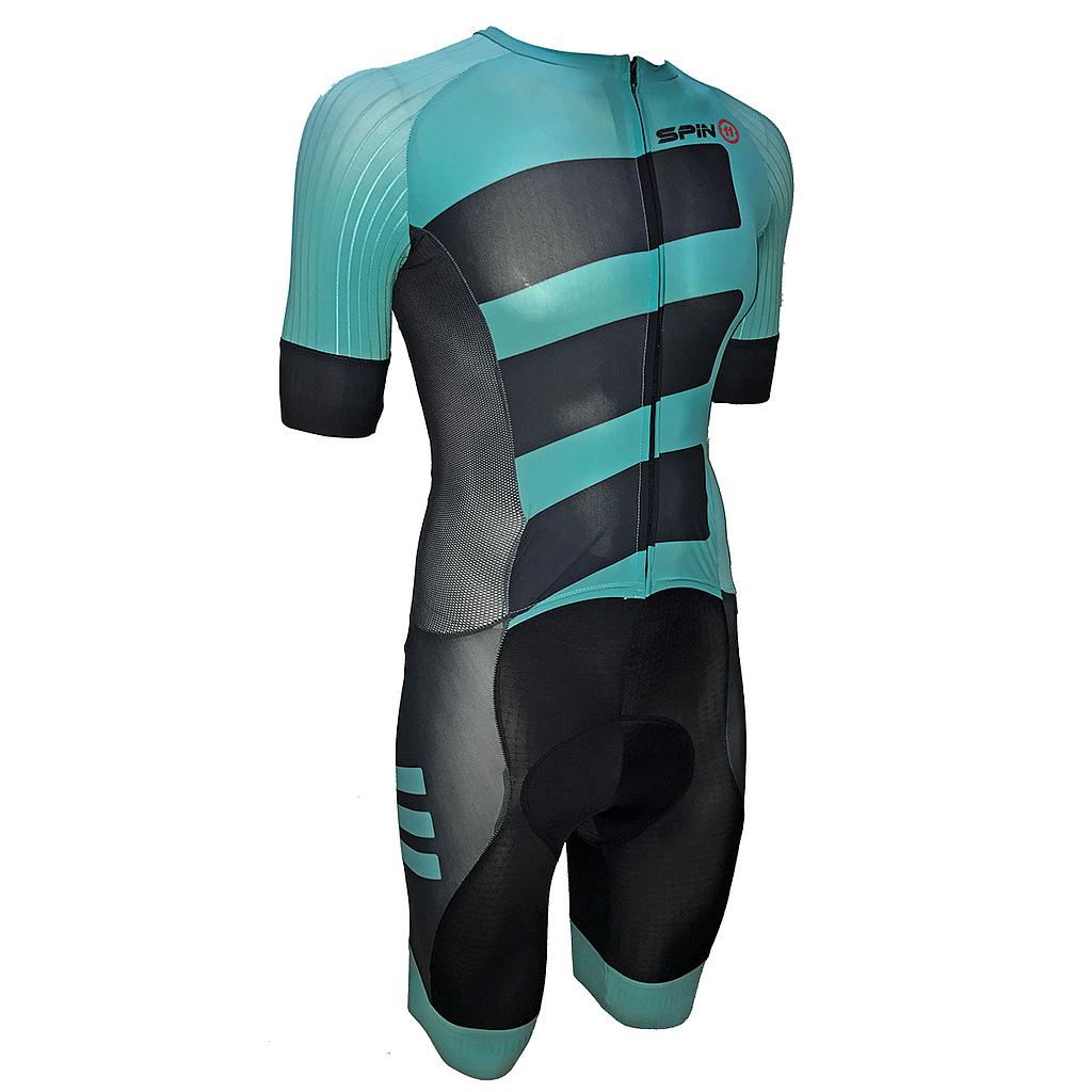 S+ Plus Race Suit Black/Turquoise