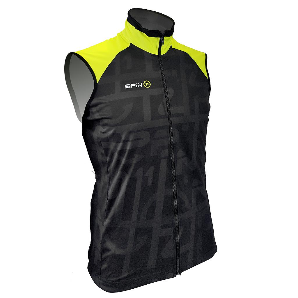 S+ Black/Fluo membrane vest