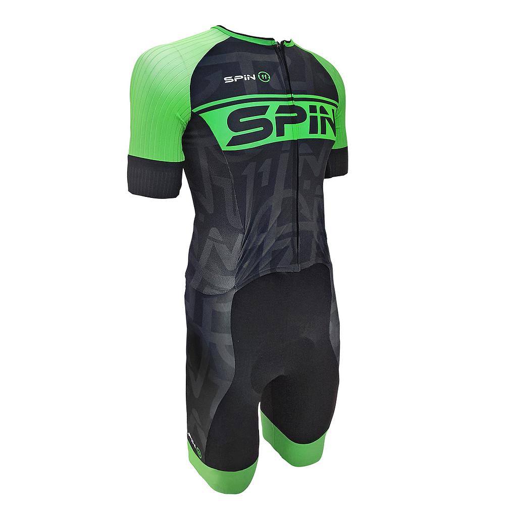 S+ Plus Race Suit Black/Green